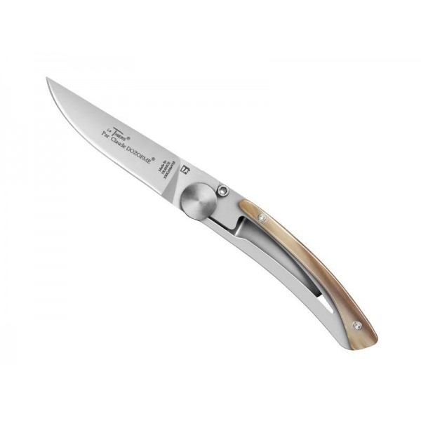 LE THIERS DOZORME LINER LOCK 10,5CM CORNE CLAIRE