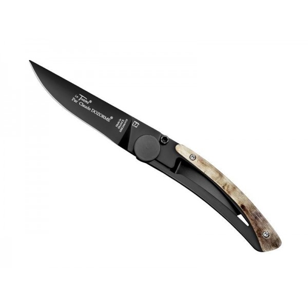 LE THIERS DOZORME LINER LOCK BELIER 10,5CM NOIR INOX