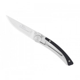 LE THIERS DOZORME LINER LOCK FACON FIBRE DE CARBONE 10,5CM INOX