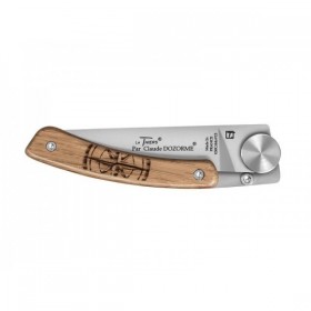 LE THIERS DOZORME LINER LOCK NATURE BOUSSOLE 10,5CM INOX
