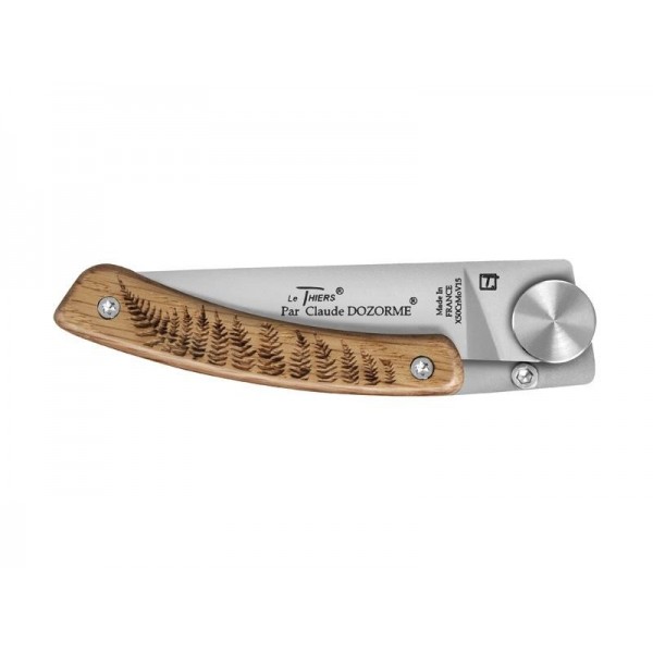 LE THIERS DOZORME LINER LOCK NATURE FOUGERE 10,5CM INOX