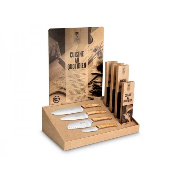 PRESENTOIR POUR 4 COUTEAUX DOZORME CUISINE AU QUOTIDIEN
