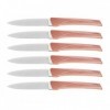 BOITE 6 COUTEAUX TABLE KIANA TERRACOTTA
