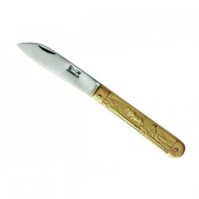 COUTEAU COURSOLLE 10CM MOTIF LABOUREUR CARBONE