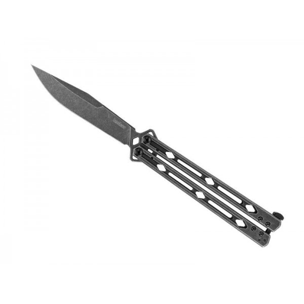 COUTEAU PAPILLON KERSHAW LUCHA BLACKWASH
