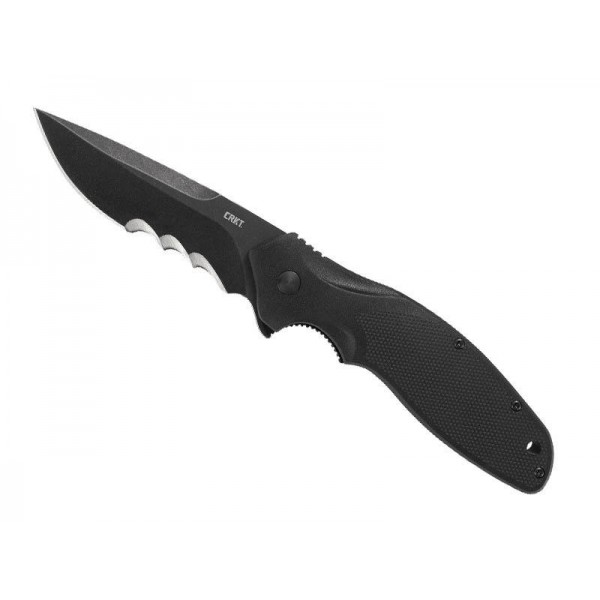 COUTEAU CRKT SHENANIGAN NOIR A DENTS