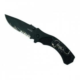 COUTEAU CROSSNAR SCORPION SEMI-DENTEE