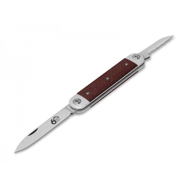 COUTEAU MASERIN SESSANTESIMO 2P MICARTA ROUGE