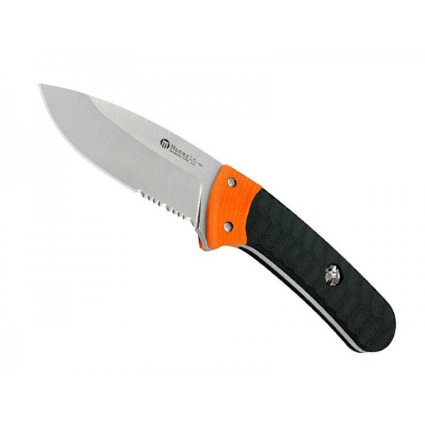 POIGNARD MASERIN SAX G10 NOIR/ORANGE