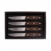 COFFRET 4 COUTEAUX STEAK MASERIN STAKNI 22CM WENGE