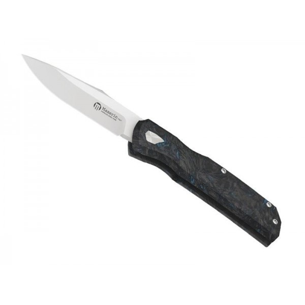 COUTEAU MASERIN 502 FIBRE DE CARBONE BLEU