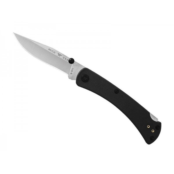 COUTEAU BUCK 110 SLIM PRO TRX G10 NOIR 0110BKS3