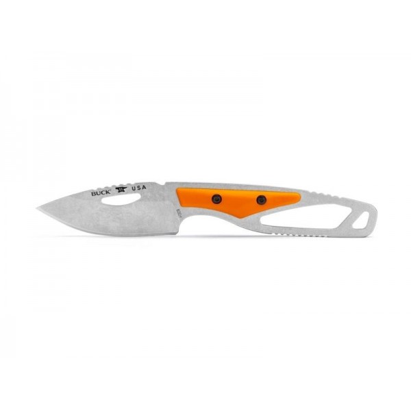 COUTEAU PLAT BUCK PAKLITE 2.0 HIDE SELECT ORANGE 0630ORS