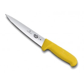 COUTEAU SAIGNER VICTORINOX 18CM JAUNE