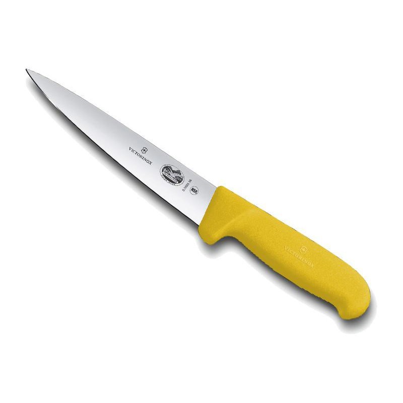 COUTEAU SAIGNER VICTORINOX 18CM JAUNE