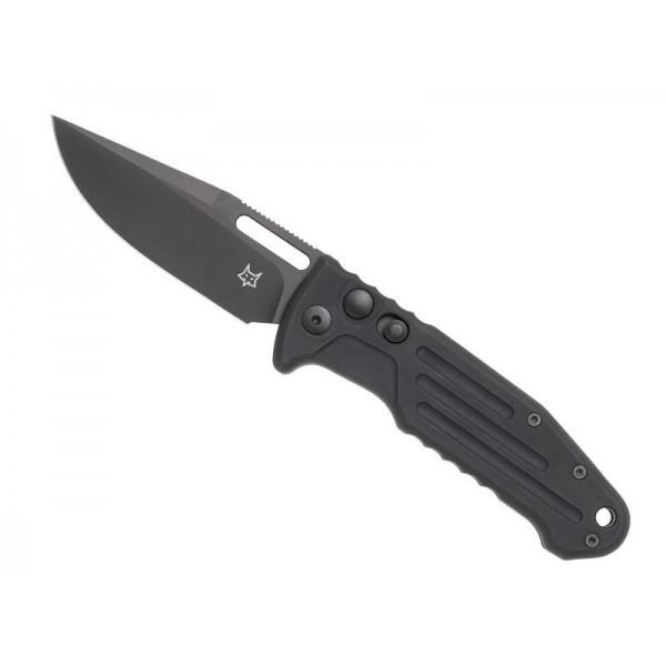 COUTEAU AUTOMATIQUE FOX NEW SMARTY ALUMINIUM NOIR PVD