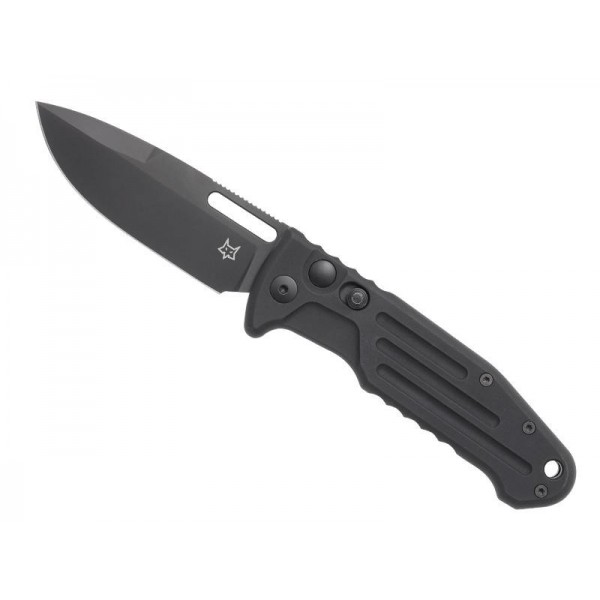 COUTEAU AUTOMATIQUE FOX NEW SMARTY ALUMINIUM NOIR PVD