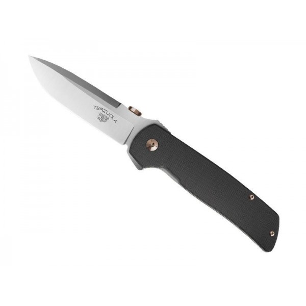 COUTEAU FOX ORIGINAL GANSTER MICARTA NOIR