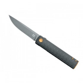 COUTEAU FOX CHNOPS FIBRE DE CARBONE/TITANIUM BRONZE
