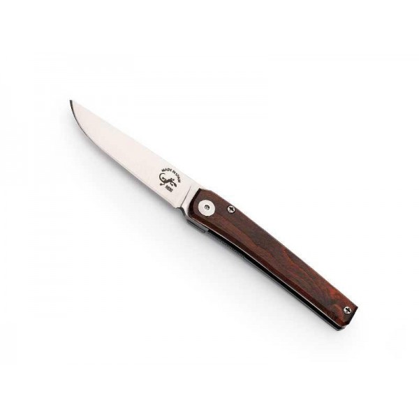 COUTEAU SALAMANDRA PISTACHIER/INOX 9CM INOX
