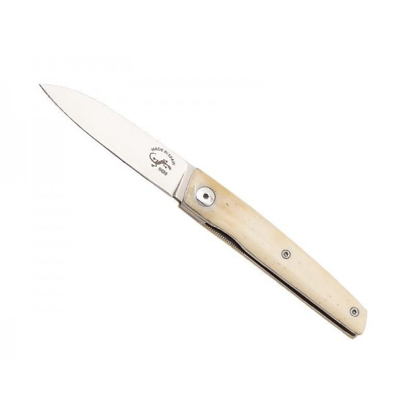 COUTEAU SALAMANDRA OS BLANC 9CM INOX