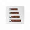 COFFRET 4 COUTEAUX M.A.M. BUBINGA LAME TITANIUM BRONZE