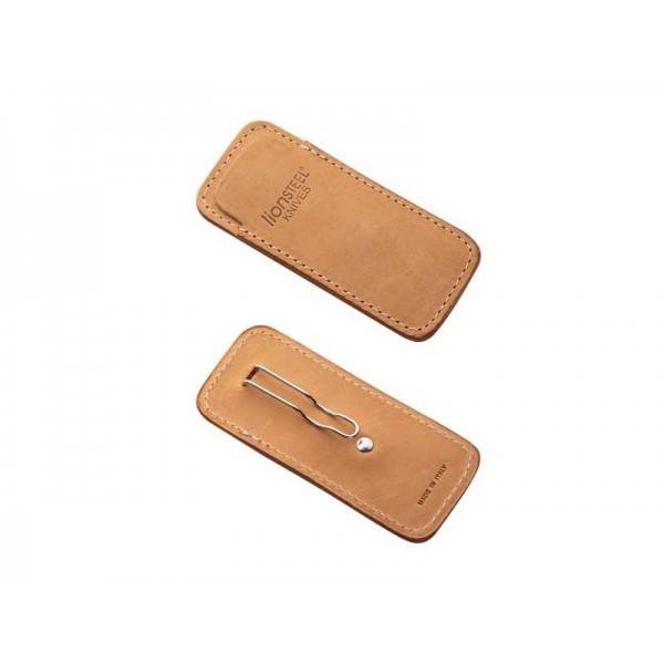 ETUI CUIR MARRON CLAIR LIONSTEEL