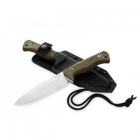 POIGNARD LIONSTEEL T6 MICARTA VERT CPM-3V