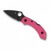 COUTEAU SPYDERCO DRAGONFLY 2 ROSE LAME NOIRE