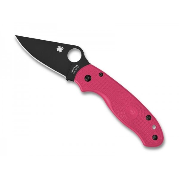 COUTEAU SPYDERCO PARA 3 ROSE LAME NOIRE