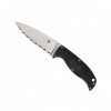POIGNARD SPYDERCO ENUFF 2 LEAF SHAPE A DENTS