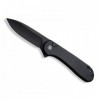 COUTEAU CIVIVI BUTTON LOCK ELEMENTUM II G10 NOIR BLACKWASH