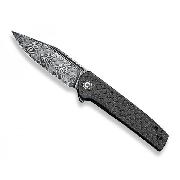 COUTEAU CIVIVI CACHET MICARTA VERT FONCE/ INOX DAMAS