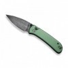COUTEAU CIVIVI QUBIT ALUMINIUM VERT DAMAS