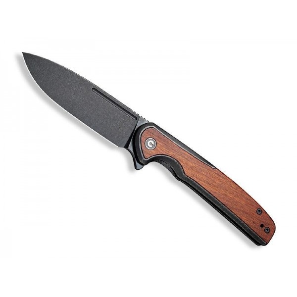COUTEAU CIVIVI VOLTAIC BOIS DE GUIBOURTIA BLACKWASH