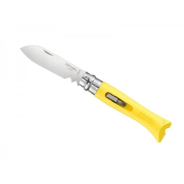 OPINEL N°9 BRICOLAGE JAUNE INOX