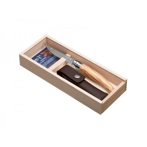 PLUMIER OPINEL EFFILE N°10 OLIVIER + ETUI