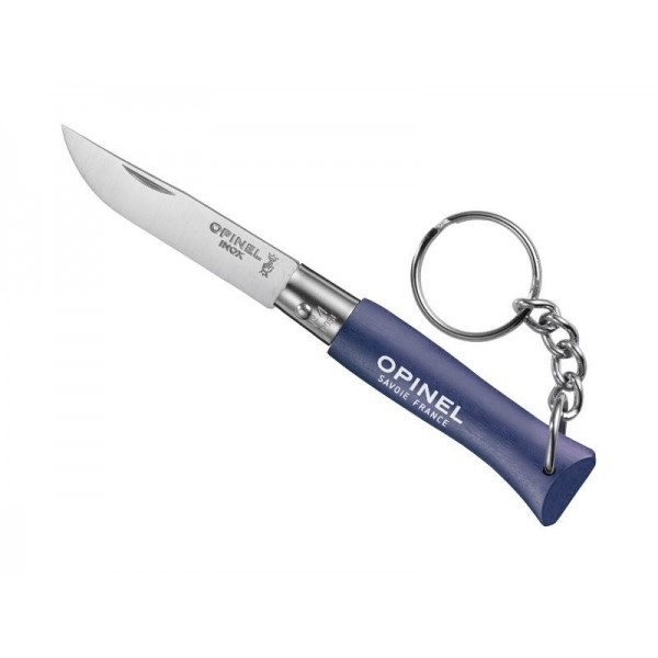 PORTE-CLES OPINEL N.4 BLEU FONCE INOX