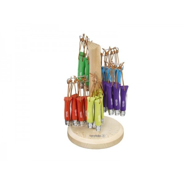 PRESENTOIR 60 OPINEL 7 VRI ASSORTIS + LIEN BAROUDEUR