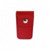 ETUI CISEAUX PLIANTS CUIR ROUGE