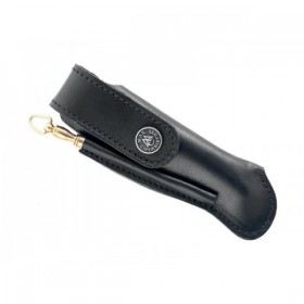 ETUI CUIR NOIR LAGUIOLE 12CM + FUSIL