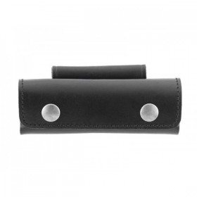 ETUI CUIR NOIR HORIZONTAL 13CM