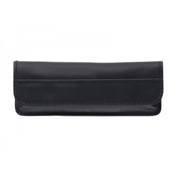 ETUI TENDANCE CUIR NOIR HORIZONTAL 11CM