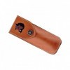 ETUI RANDONNEUR CUIR FAUVE 12CM SANGLIER