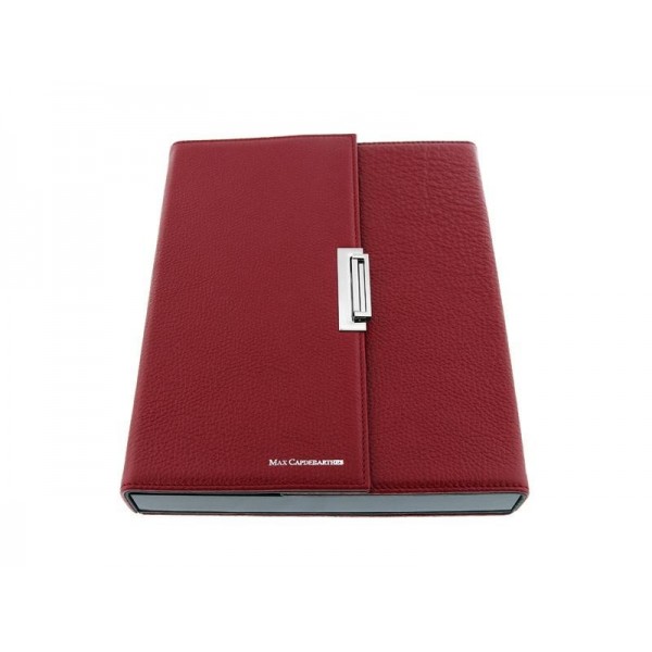 ECRIN 6 COUTEAUX CUIR ROUGE