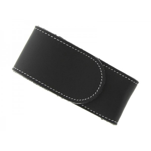 ETUI CUIR NOIR 11/12CM
