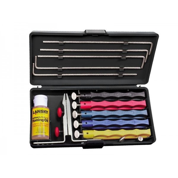 KIT D'AIGUISAGE LANSKY DELUXE 5 PIERRES