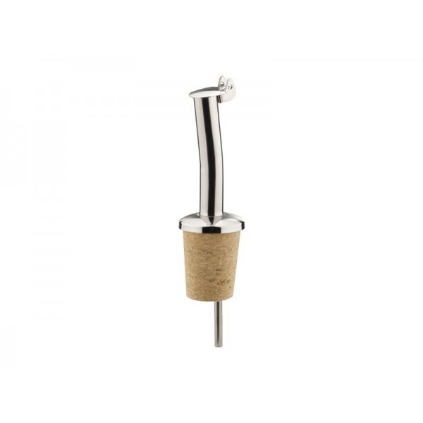 BOUCHON VERSEUR LIEGE AVEC CLAPET INOX