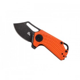 COUTEAU BLACK FOX PUCK G10 ORANGE BLACKWASH