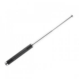 MATRAQUE TELESCOPIQUE PROTECTION BATON SILVER + ETUI